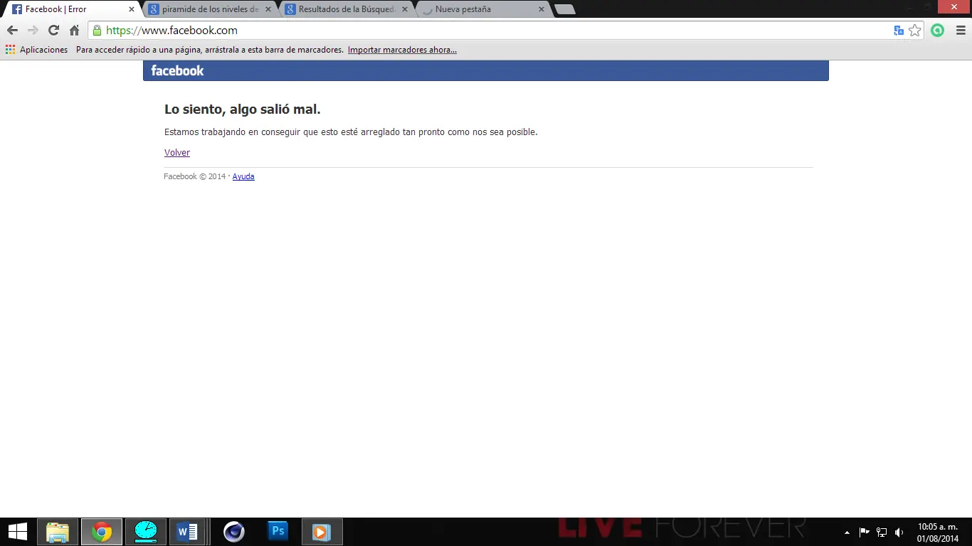 Facebook Colapso