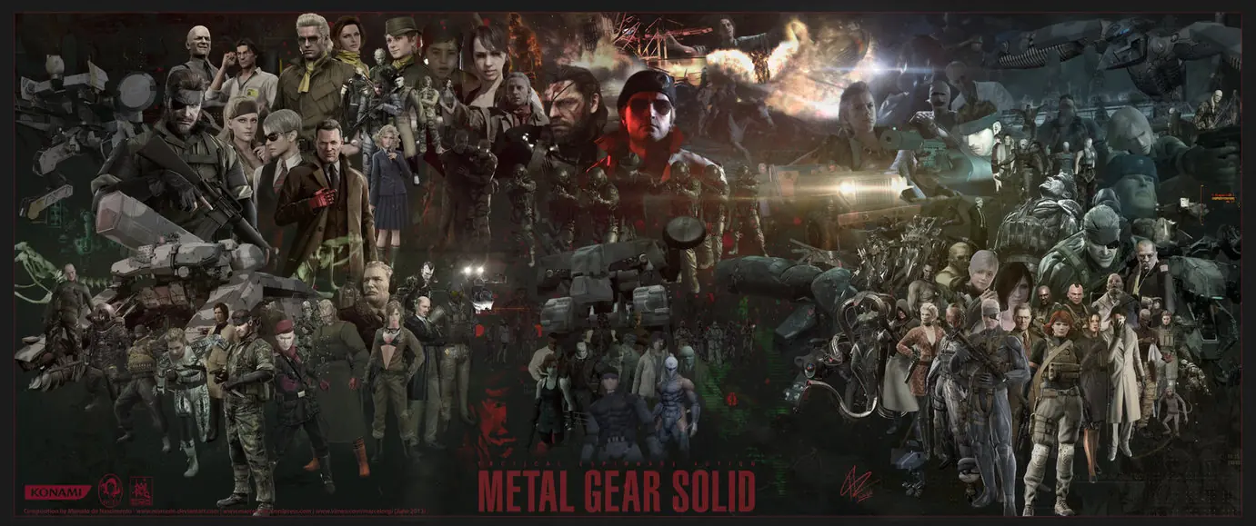 Metal Gear Saga (Poster y Making Of)