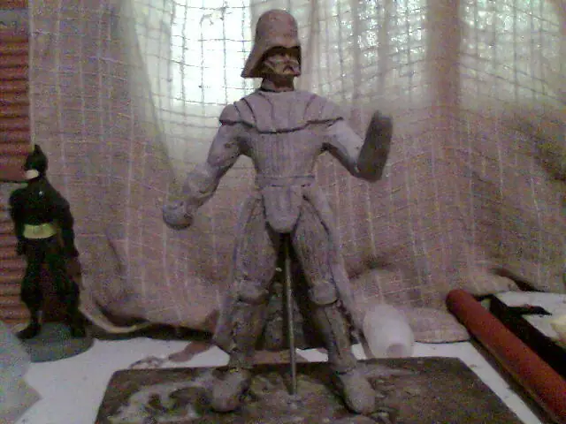 Mi escultura de darth vader primera parte