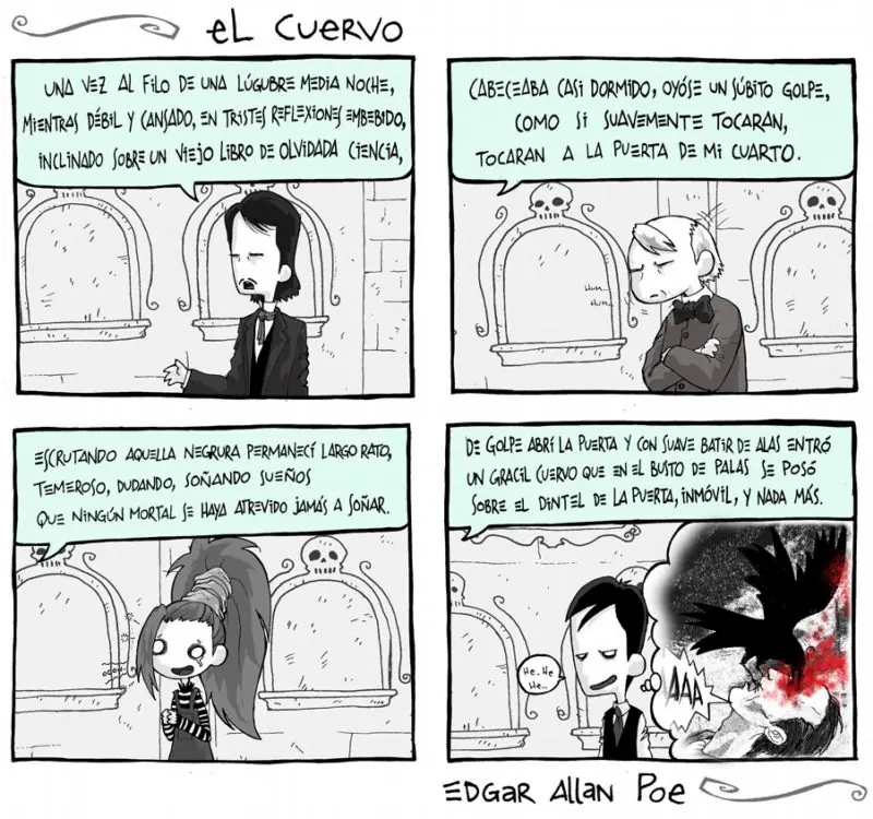 El joven Lovecraft II: Tiras comicas