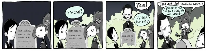 El joven Lovecraft II: Tiras comicas