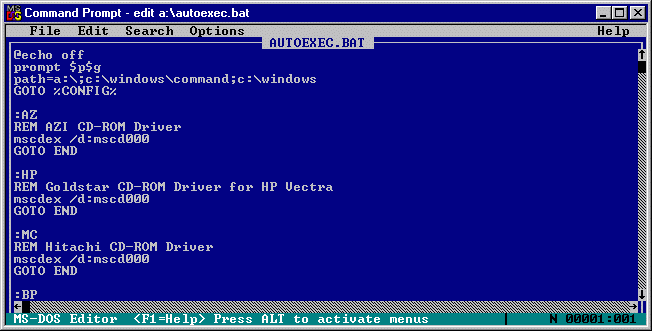 Comandos para Windows