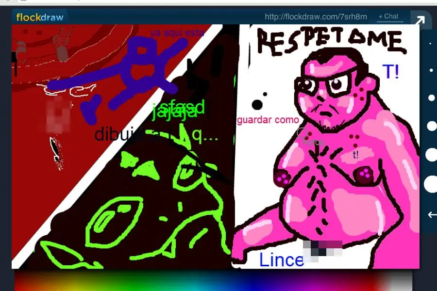 Dibujos que hicimos con los linces (online)