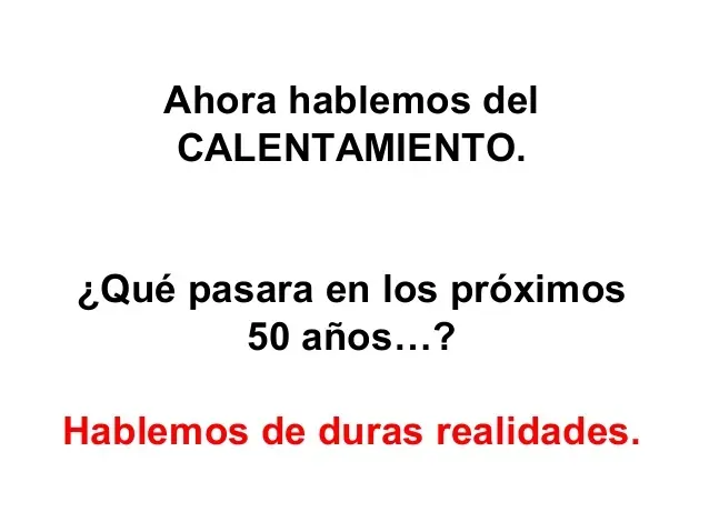 calentamiento global
