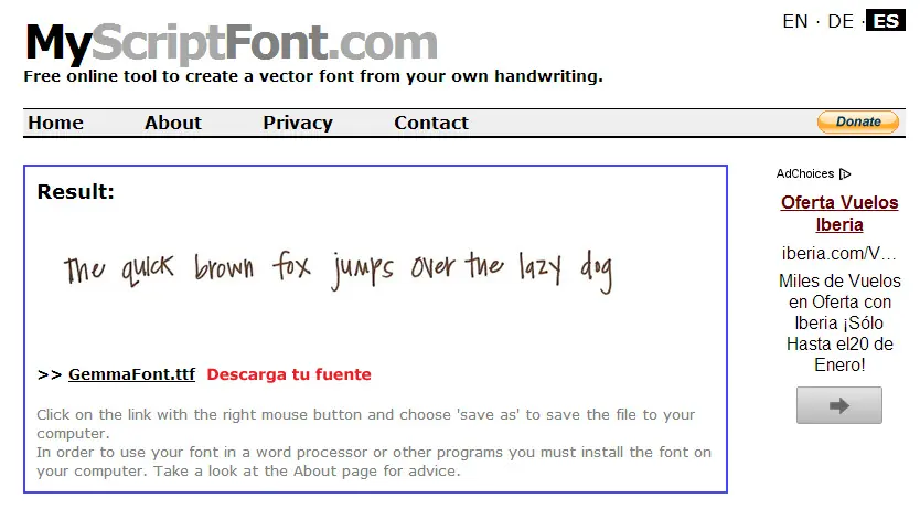propio font