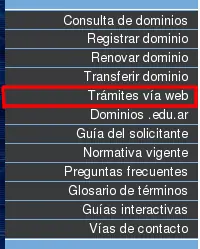 Como registrar un dominio .com.ar