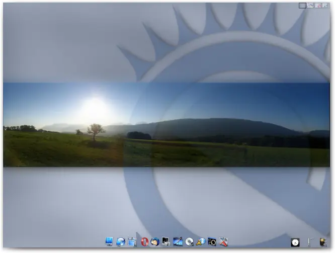 Gnu/Linux + Enlightenment (windowmanager)