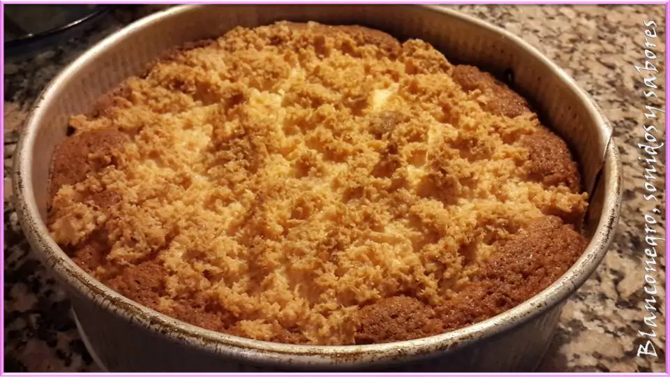 Torta de coco [gratinada]