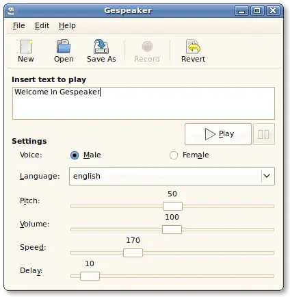 Gespeaker en OpenSuse 11.4