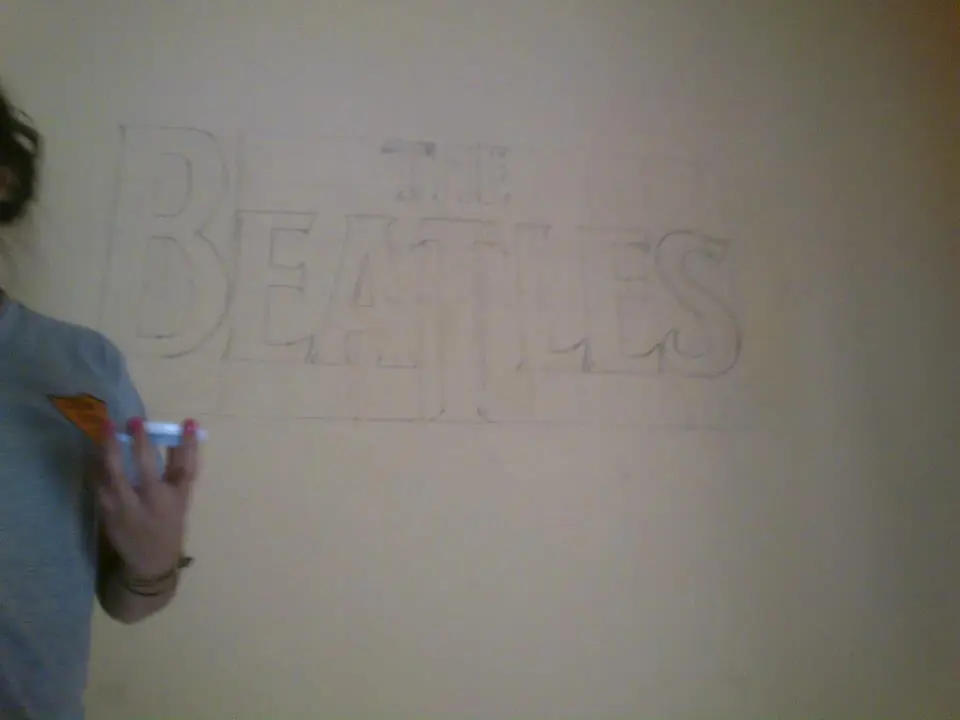 Led Zeppelin y The Beatles.. (en mi pared)