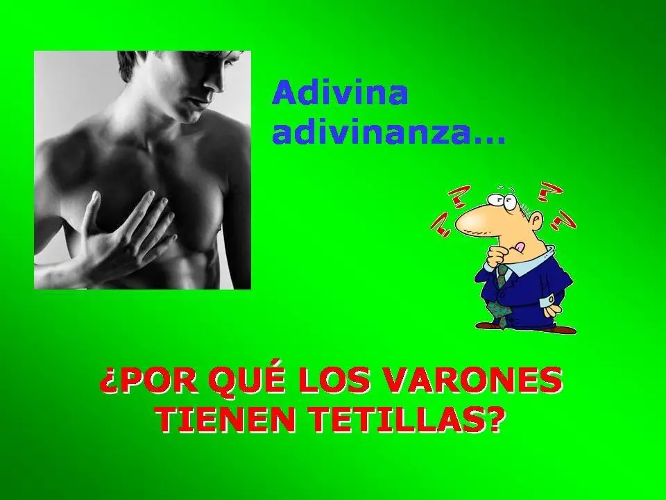 ¿ Por que los hombres tienen tetillas... ?