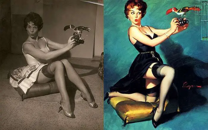 pin-up el photoshop de los 50's
