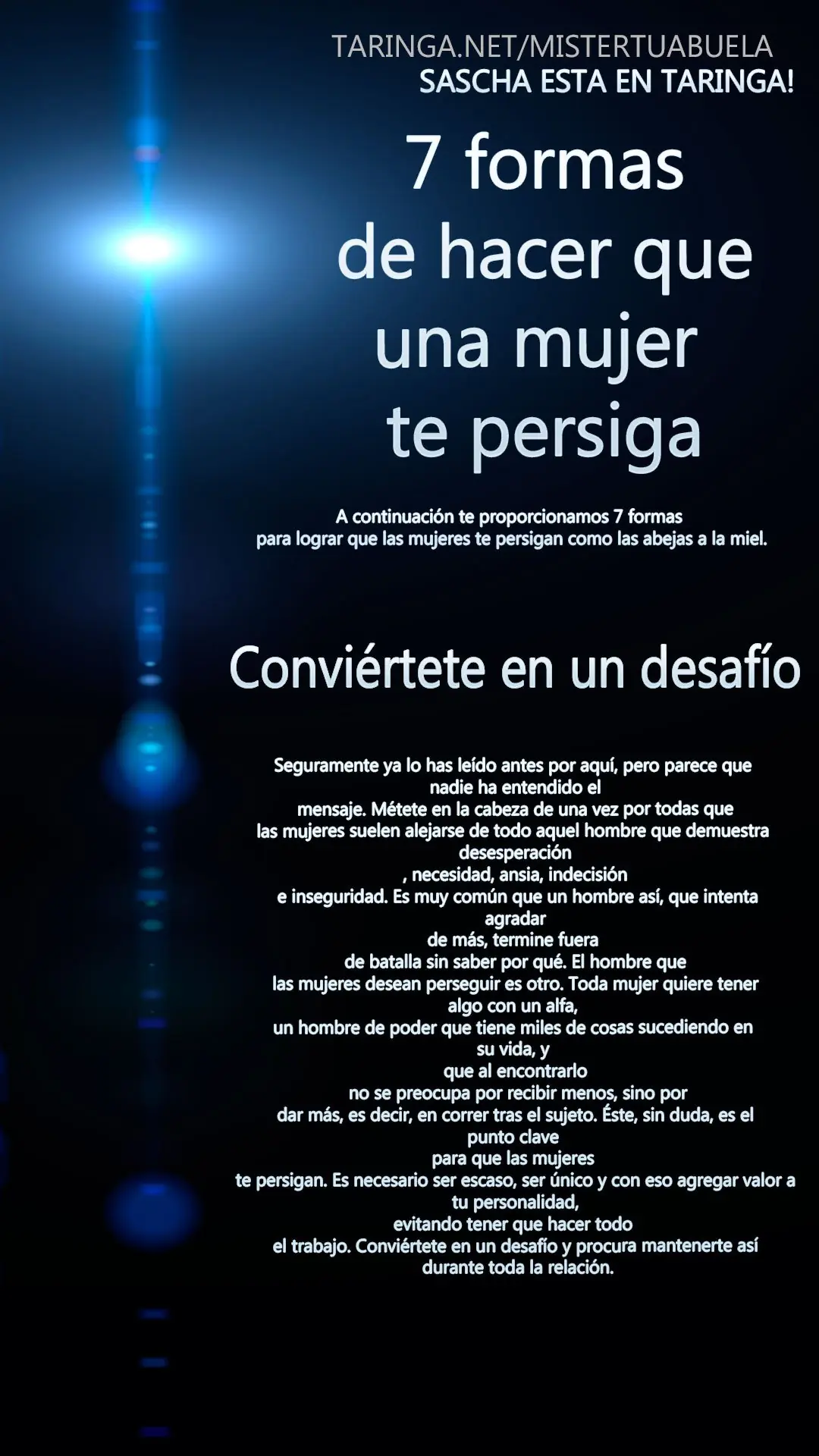 7 formas de hacer que una mujer te persiga