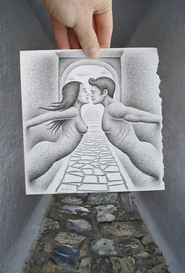 [Megapost] Fotografia Vs. Dibujo - Ben Heine