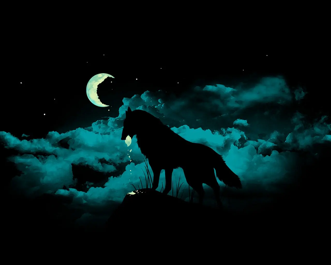 ¿Por qué el lobo aúlla a la luna?