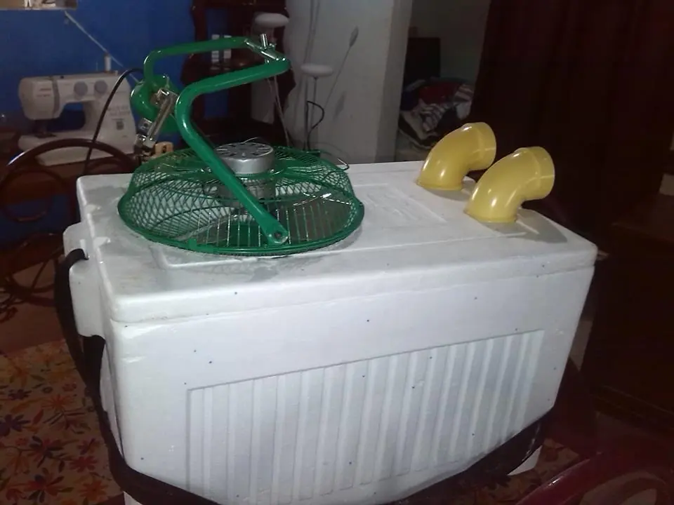 Aire acondicionado casero