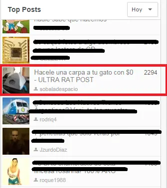 Hacele una carpa a tu gato con $0 - ULTRA RAT POST