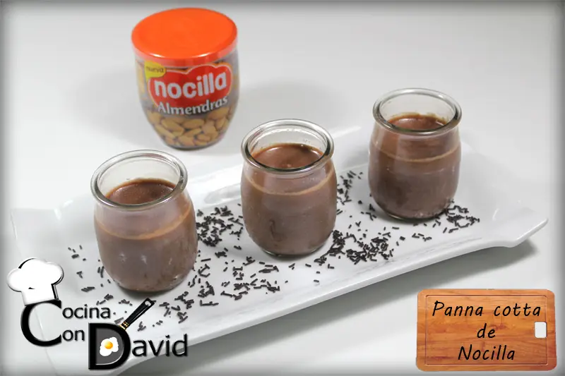 Panna cotta de Nocilla // Cocina con David