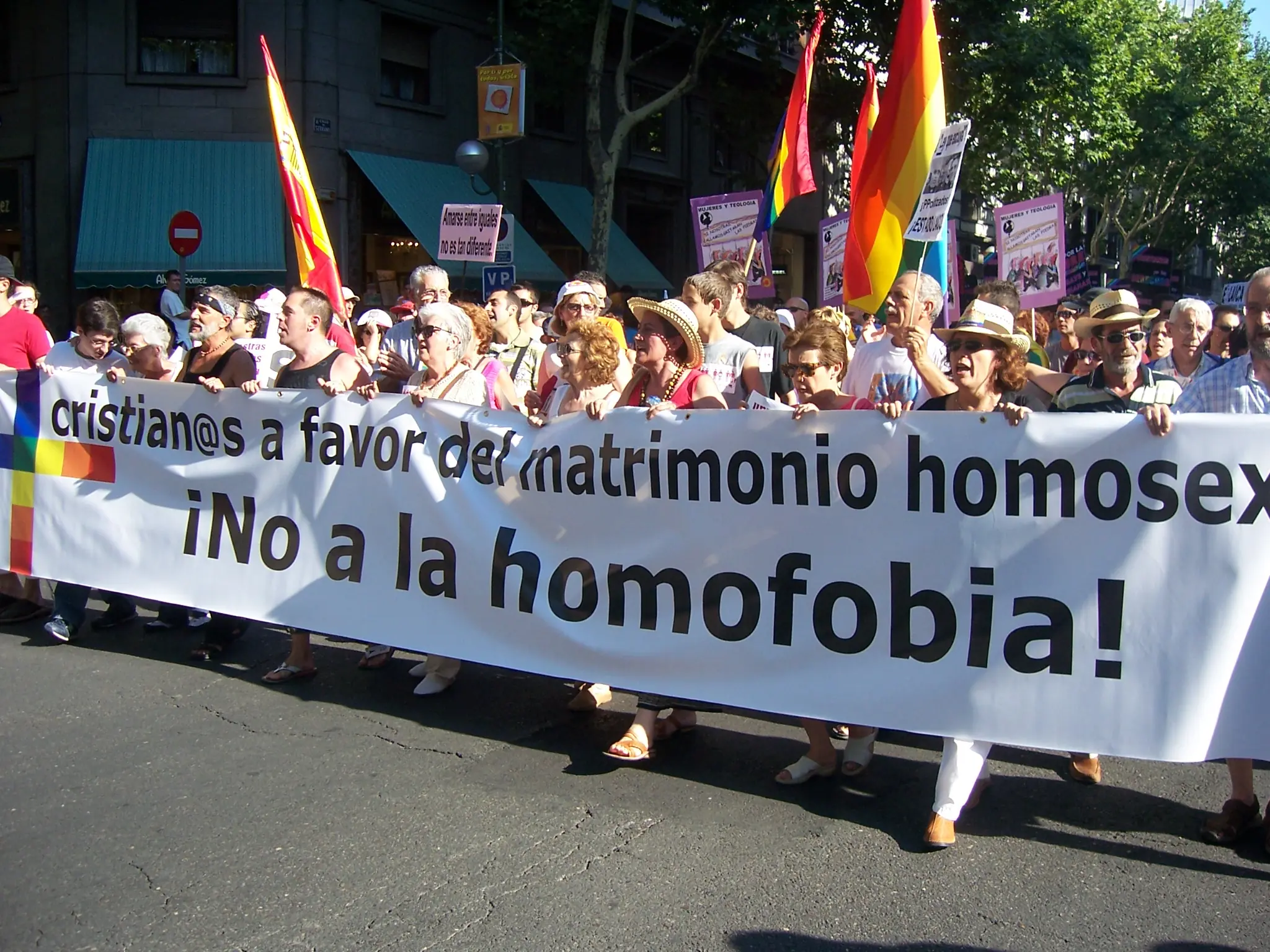 "Apoyemos el matrimonio homosexual"