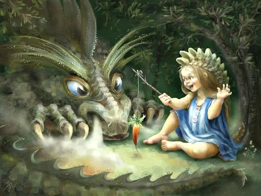 La Niña y el Dragón