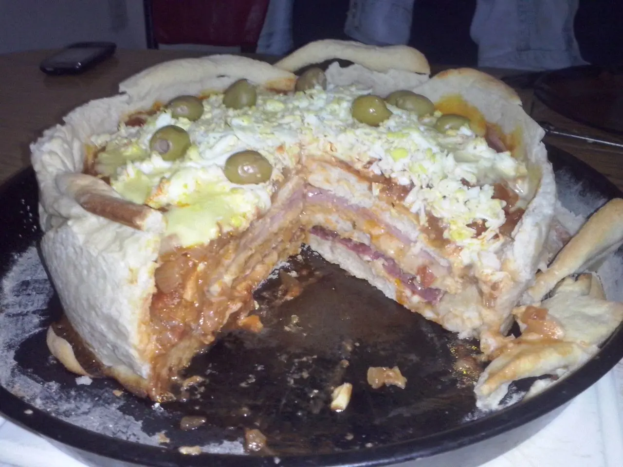 Hice Pizza cake y te lo muestro