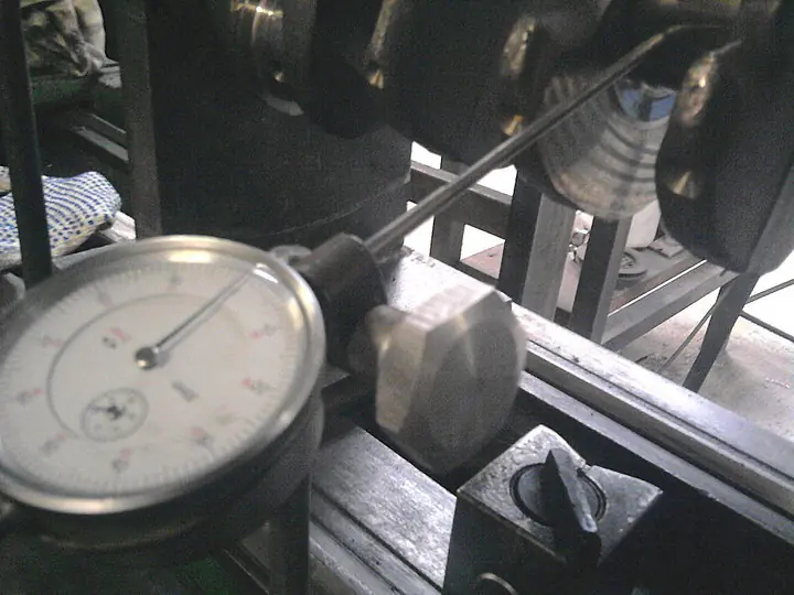 Trabajos previos a rectificar un cigüeñal