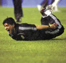 " Lo mejor es alentar a Maradona"