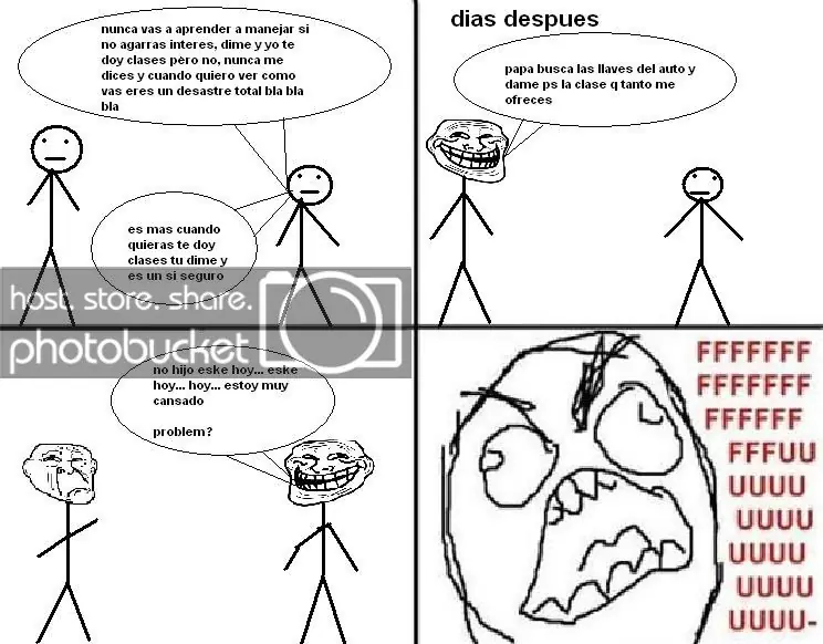 fffuuu, forever alone, fuck yea, trollface hechos por mi