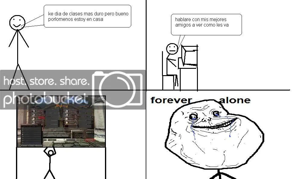 fffuuu, forever alone, fuck yea, trollface hechos por mi