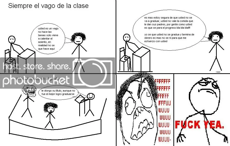 fffuuu, forever alone, fuck yea, trollface hechos por mi