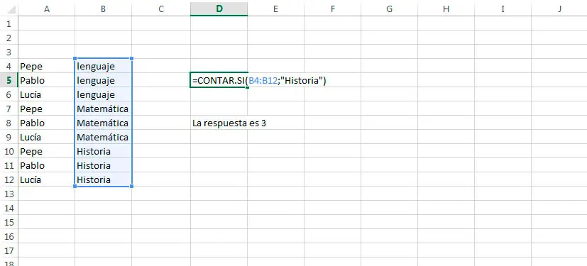 Que son funciones en Excel