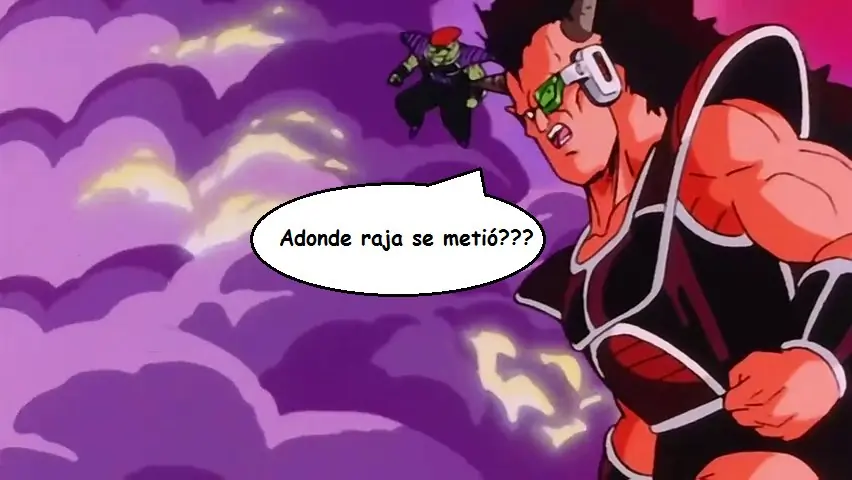 La batalla de Herni contra el padre de Goku (completa).