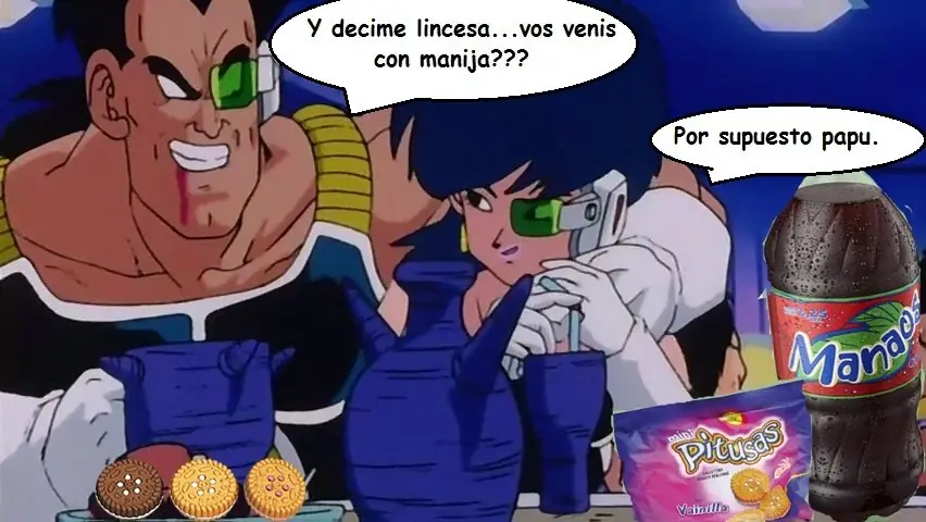 La batalla de Herni contra el padre de Goku (completa).