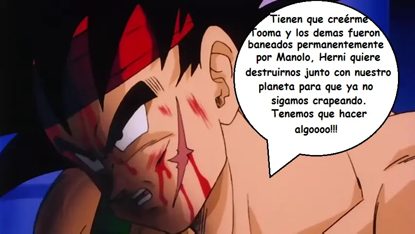La batalla de Herni contra el padre de Goku (completa).