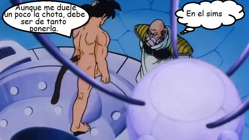 La batalla de Herni contra el padre de Goku (completa).