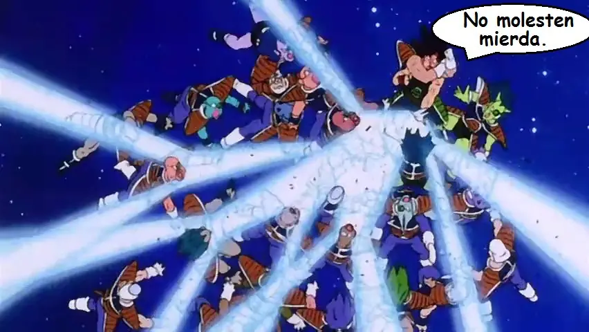 La batalla de Herni contra el padre de Goku (completa).