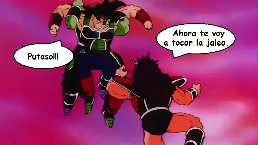 La batalla de Herni contra el padre de Goku (completa).