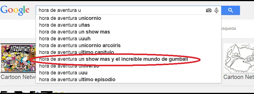 La teoria de cartoon network