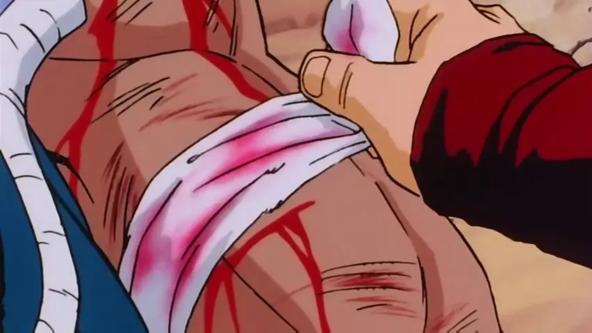 La batalla de Herni contra el padre de Goku (completa).