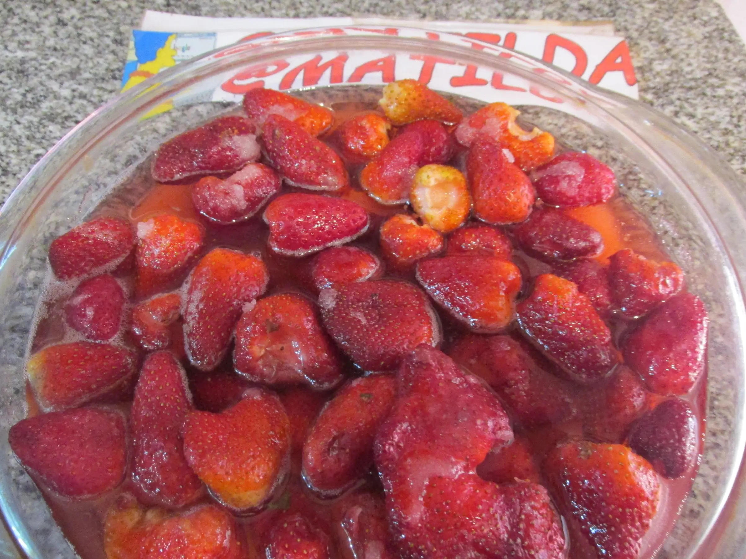 dulce de frutillas