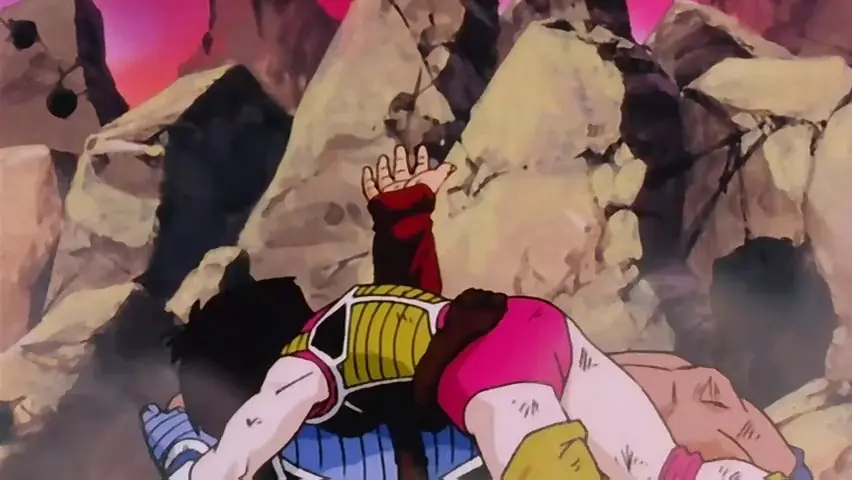 La batalla de Herni contra el padre de Goku (completa).
