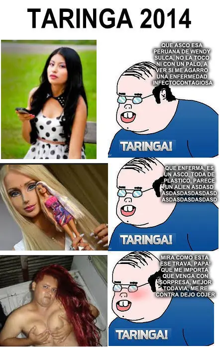 99% de los Taringueros le gustan los travas.. crap 2