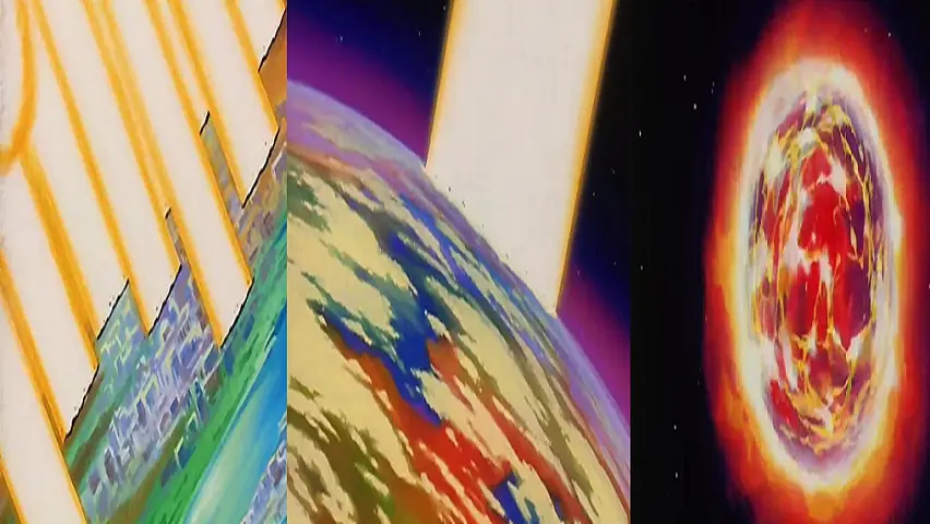 La batalla de Herni contra el padre de Goku (completa).