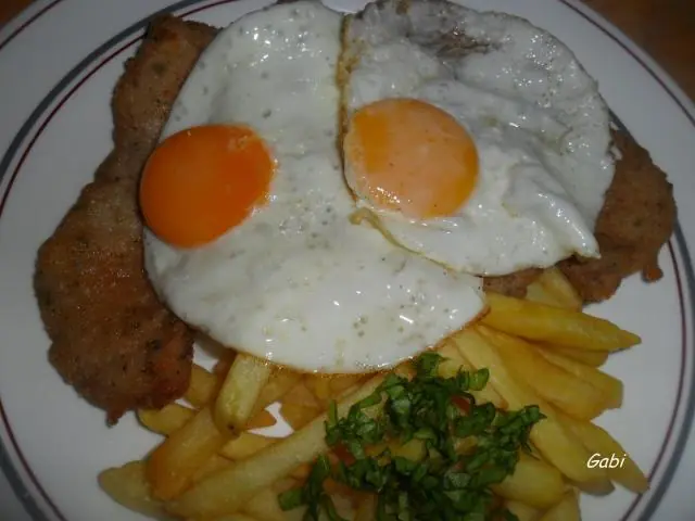 Milanesas a caballo...