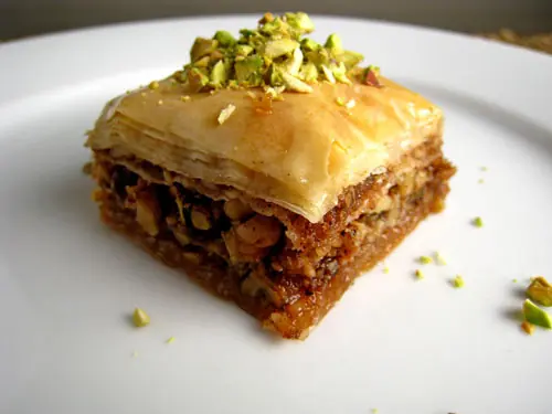 Baklava (masitas dulces con Nuez)