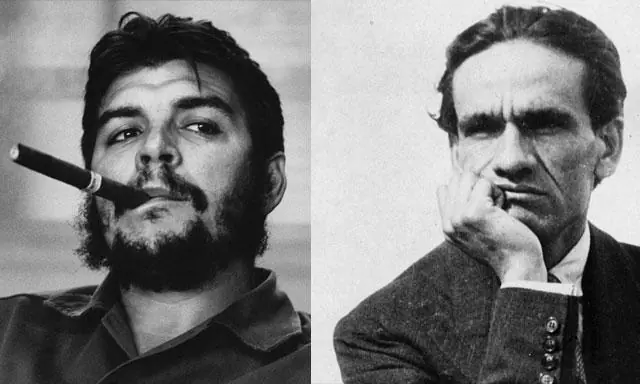 Che Guevara recitando poema