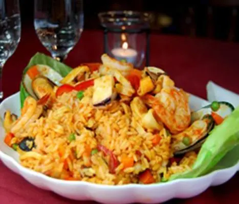 Preparar Arroz con Mariscos