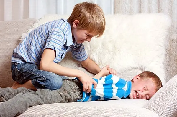 Las peleas entre hermanos pueden ser un caso de bullying