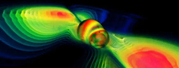 ¿Qué pasaría si un agujero negro pequeño chocara con la