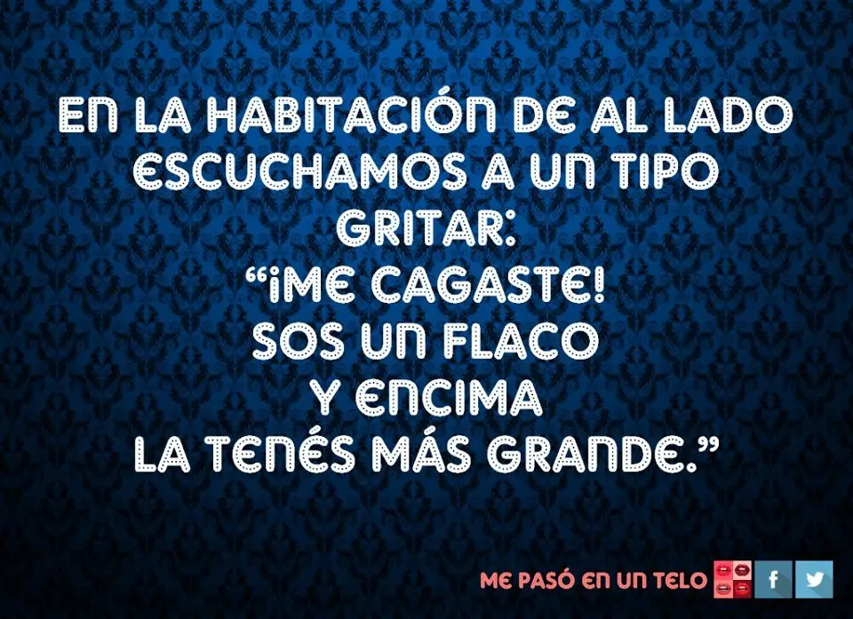 Me pasó en un TELO! +5 si te reis APTO